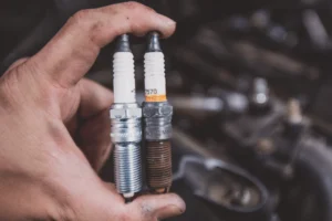 Spark plugs being serviced at Legacy Small Engines