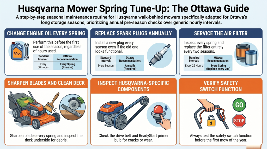 Husqvarna Maintenance Infographic | Legacy Small Engines | Ottawa